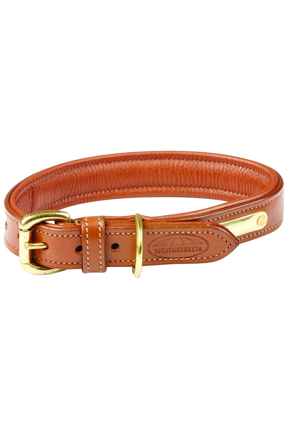WeatherBeeta Padded Leather Dog Collar