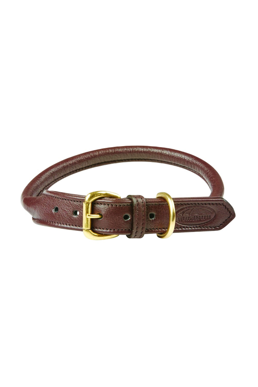 WeatherBeeta Rolled Leather Dog Collar