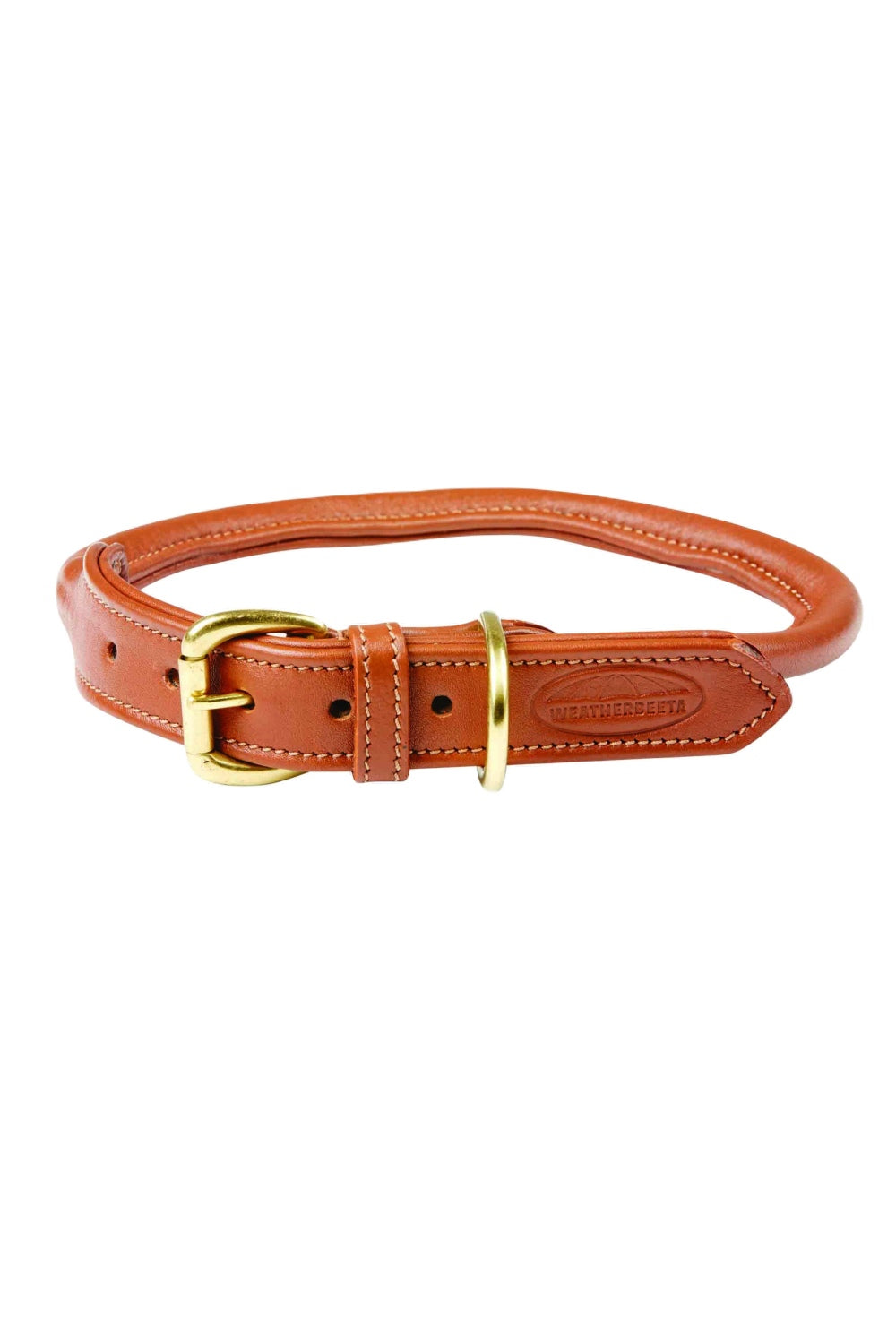 WeatherBeeta Rolled Leather Dog Collar